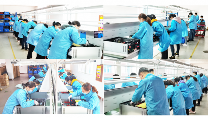 Lifepo4 Hochspannungs-Bms mit Relaiskontaktor 45S 144V 50A 2U 6