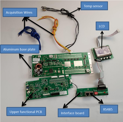 15S 16S 100A BMS 48V Smart BMS Aluminiumplatte für Lithiumbatterie 5kwh mit LCD-Display mit RS485 für Telekommunikation