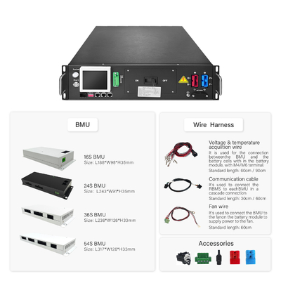 GCE 512V 160S 100A Lithium BMS Echtzeitüberwachung Verlängerte Akkulaufzeit