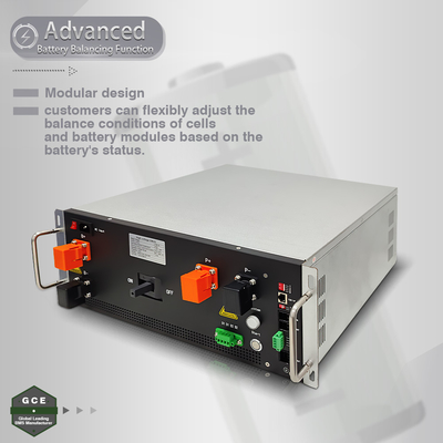 GCE BMS 768V 125A 4U Master BMS Hochspannung Lithium Passive Balancing 19 Zoll BMS für UPS Relais Kontaktor Schutz