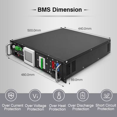 RS485 Lithium Battery Management System Bms 90S 288V 50A mit 12S 15S 16S 24S BMU