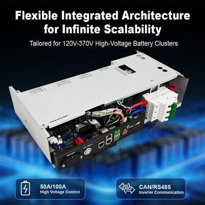 30S 50S 60S 64S 70S 75S 96V 192V 240V 50A 100A High Voltage BMS HV BMS with CAN Communication Master and Slave BMS All in One