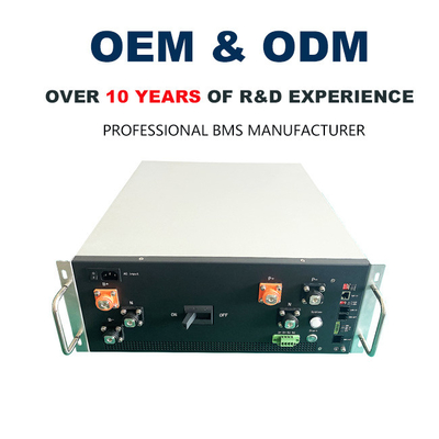 Standard 19 Zoll Rack Installation Hochspannungs-BMS mit NMC-Batterie Typ